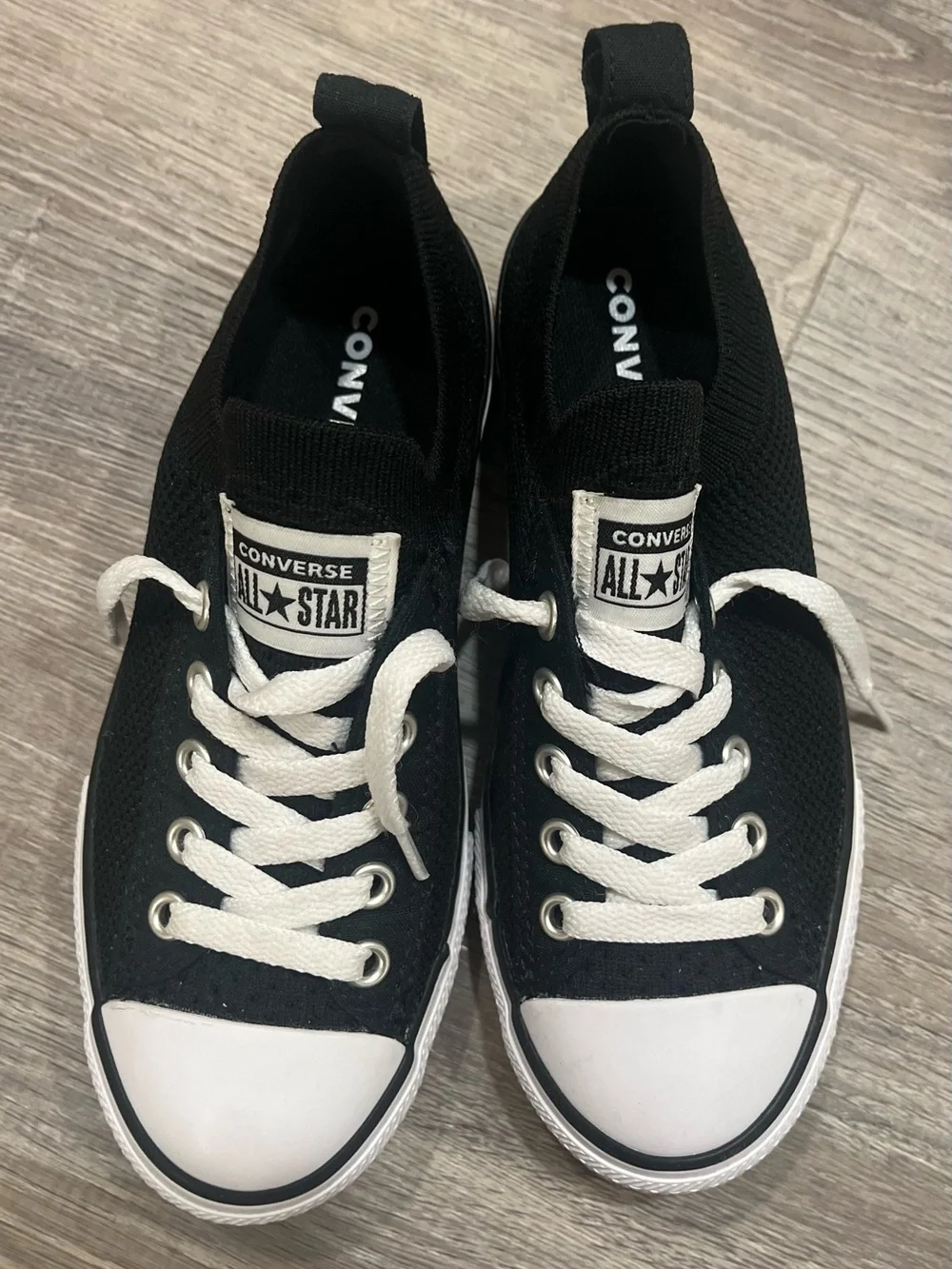 Converse Low Top Sneakers - Black & White